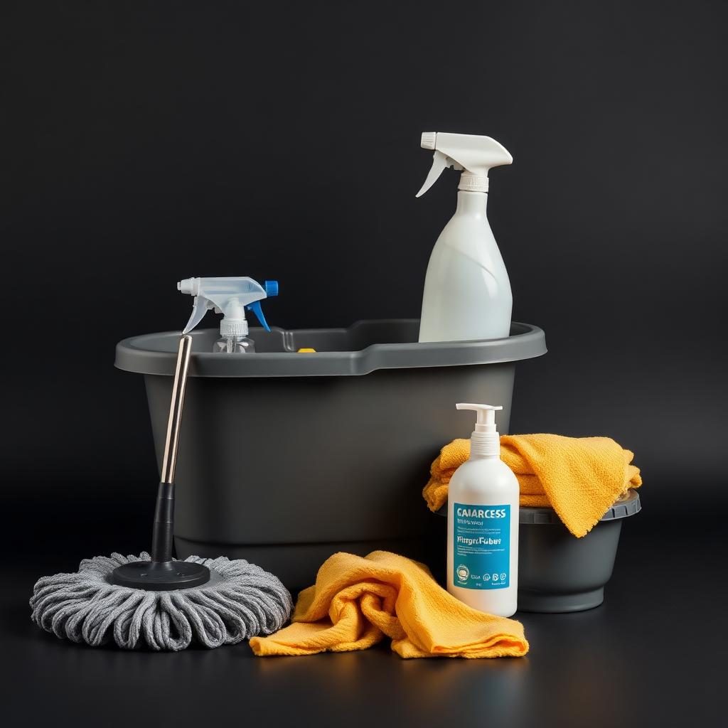 Commercial Twin-Bucket Mop System — placeholder image for the Cleaning · Equipment range