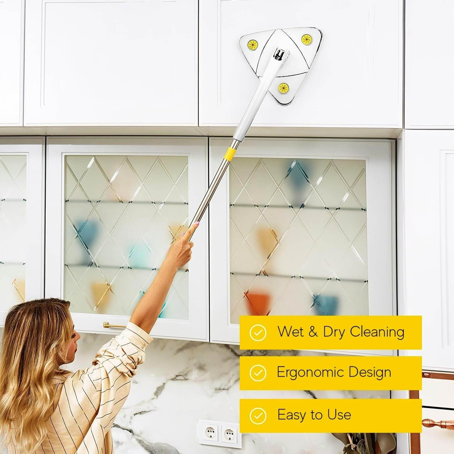 Rotatable Adjustable Cleaning Mop image 2