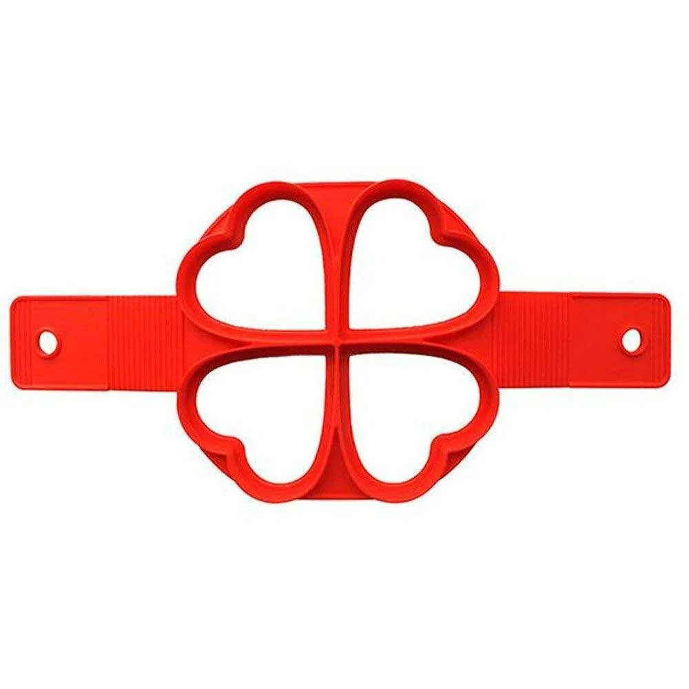 Silicone Flapjack And Egg Mold (Heart) image 2