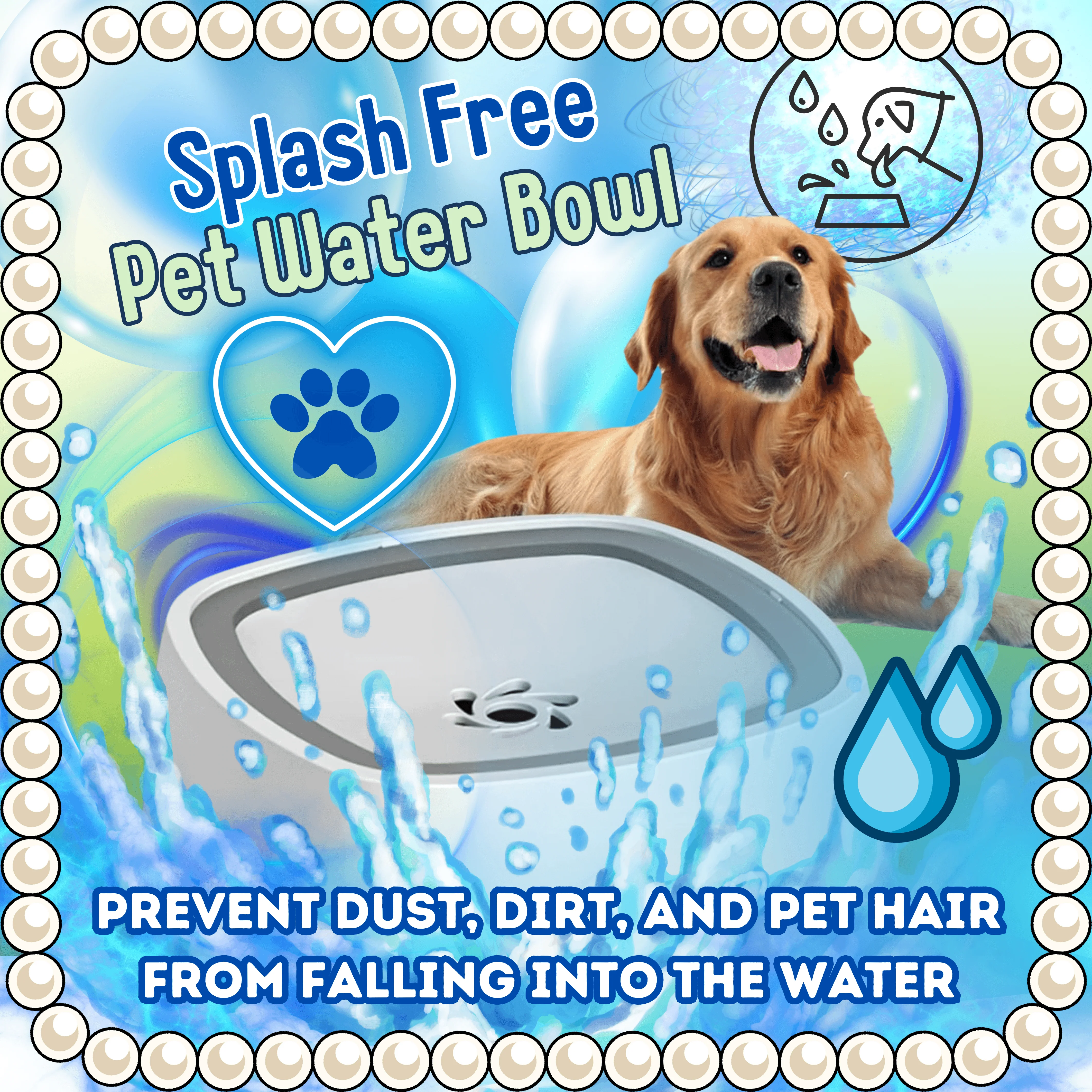 Splash Free Pet Water Bowl image 2