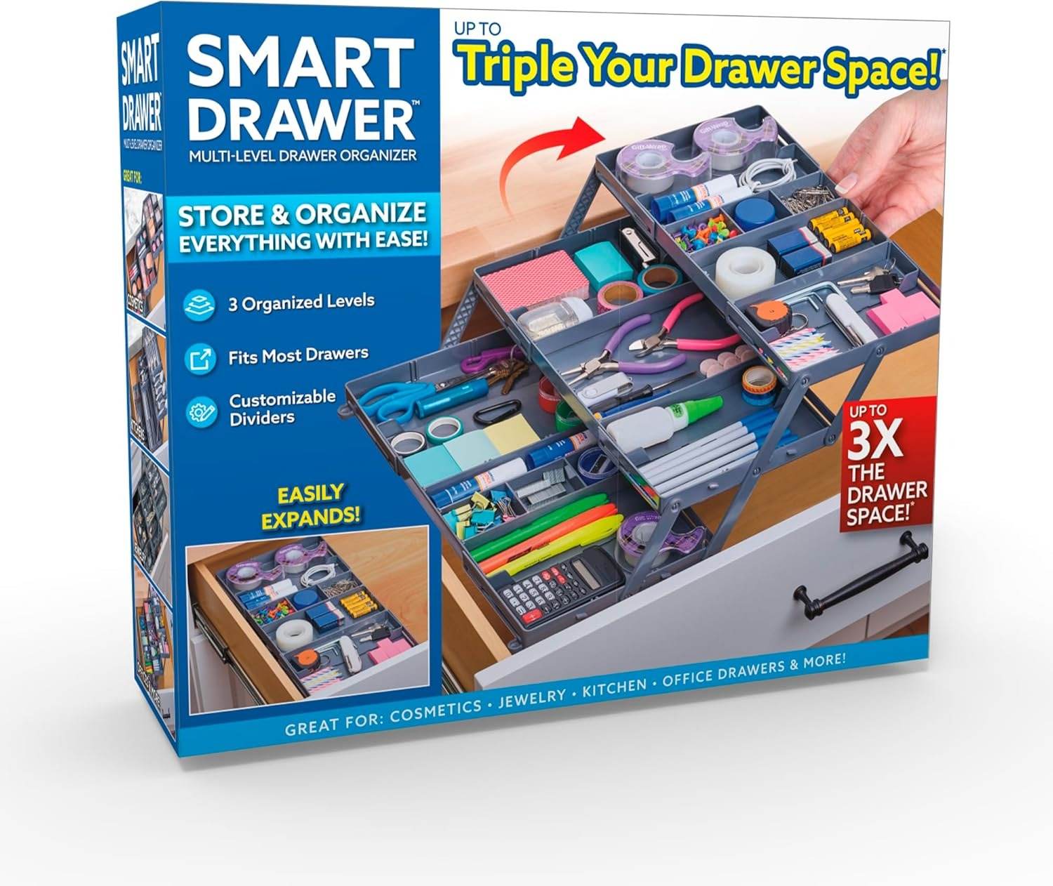Smart Drawer Organiser (3 Tier) image 7