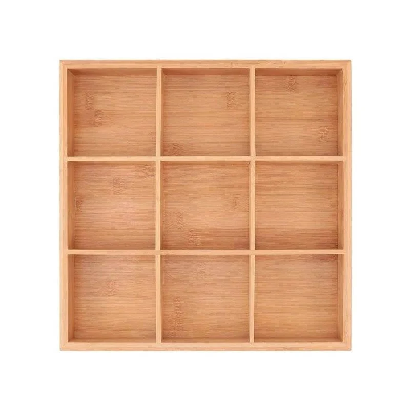 Universal Wooden Organiser (9 Compartment) image 3