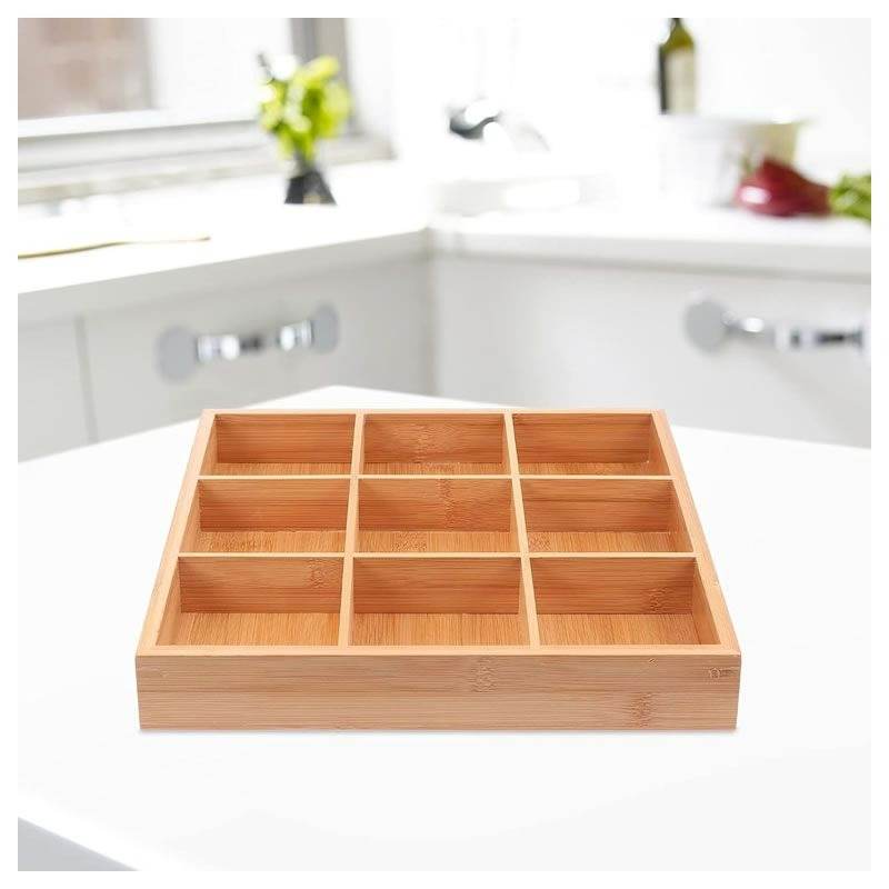 Universal Wooden Organiser (9 Compartment) image 5