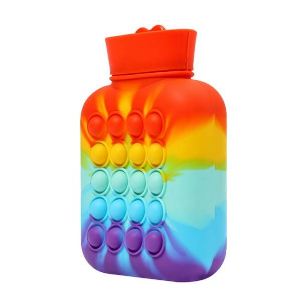 Hot And Cold Compress Water Bottle Pop-It Bag  (500ml)(Rainbow) image 4