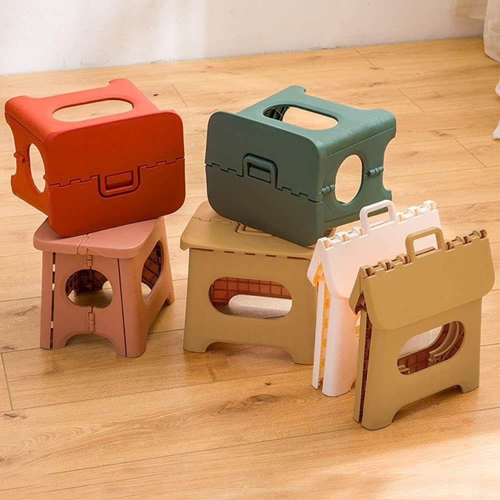 Folding Step Stool with Handle image 2